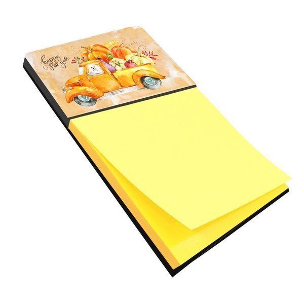 Fall Harvest Maltese Sticky Note Holder, Carolines Treasures, Mfr#: CK2626SN